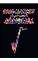 Bass Clarinet Player Music Journal