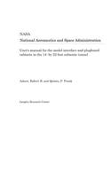 User's Manual for the Model Interface and Plugboard Cabinets in the 14- By 22-Foot Subsonic Tunnel