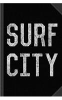 Surf City Journal Notebook: Blank Lined Ruled for Writing 6x9 120 Pages