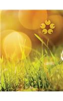 Bokeh Grass Grid Sketchbook