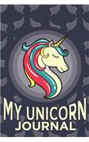 My Unicorn Journal: Blank Lined Notebook V15