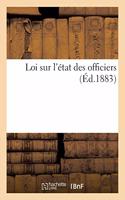 Loi Sur l'État Des Officiers