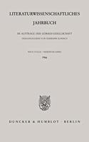 Literaturwissenschaftliches Jahrbuch