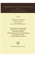 Theoretische und experimentelle Untersuchung von instationären Temperaturverteilungen und Wärmespannungen mit Wärmeübergang in prismatischen Körpern nach dem Differenzenverfahren