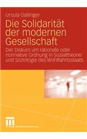 Die Solidarität der modernen Gesellschaft