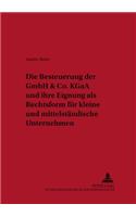 Besteuerung der GmbH & Co. KGaA und ihre Eignung als Rechtsform fuer kleine und mittelstaendische Unternehmen