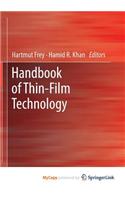Handbook of Thin Film Technology