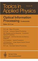 Optical Information Processing