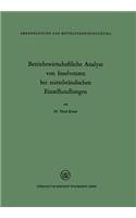 Betriebswirtschaftliche Analyse Von Insolvenzen Bei Mittelständischen Einzelhandlungen