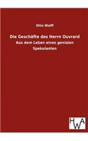 Die Geschäfte des Herrn Ouvrard