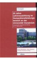 20 Jahre Lehrerausbildung im Humandienstleistungsbereich an der UniversitA¤t OsnabrA