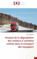 Analyse de la dégradation des moteurs 6 cylindres utilisés dans le transport des voyageurs