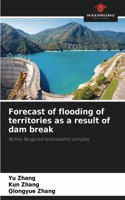 Forecast of flooding of territories as a result of dam break