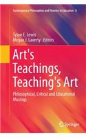 Art's Teachings, Teaching's Art