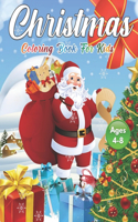 Christmas Coloring Book for Kids Ages 4-8