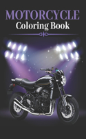 Motorcycle Coloring Book: Cool Sport & Classic Retro Motorcycles Designs For Adults And Kids