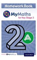 Mymaths: For Key Stage 3: Homework Book 2a