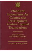 Standard Documents for Community Development Venture Capital Transactions