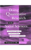 Doing Quantitative Research in the Social Sciences