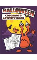 Halloween Coloring & Activity Book