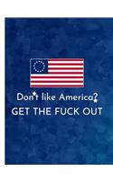 Don't like America? GET THE FUCK OUT