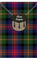 Clan Logan Tartan Journal/Notebook