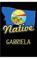 Montana Native Gabriela: College Ruled Composition Book