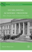 Establishing Academic Freedom