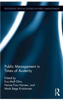 Public Management in Times of Austerity