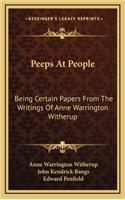 Peeps at People