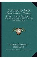 Cleveland And Stevenson, Their Lives And Record