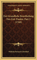 Der Grundliche Beurtheilung Des Zeit-Punkts, Part 3 (1769)