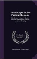 Sammlungen Zu Der Pastoral-theologie