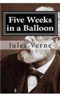 Five Weeks in a Balloon: (English)