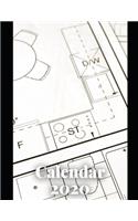 Engineer Calendar 2020: Calendar Weekly Planer 2020 Logbook Diary Gift Todo Memory Book Budget Planner Hobby - Men, Woman, Girls & Boys - 8.5" x 11" - 21.59 x 27.94 cm - 57