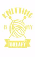 Knitting Is My Therapy