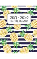 Teacher Planner 2019-2020: Lesson Planner for Academic Year July 2019 - June 2020, 7 Subject Weekly Lesson Planner + Monthly Calendar View, Comes with Goals Section + Notes, C