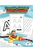 Traceable Alphabet Letters for Toddlers