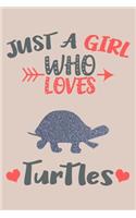 Just A Girl Who Loves Turtles Journal