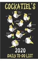 Cockatiel's 2020 Daily To-Do List