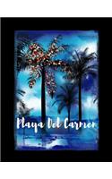 Playa Del Carmen: Mexican Holiday Christmas Notebook With Lined College Ruled Paper For Taking Notes. Stylish Tropical Travel Journal Diary 8.5 x 11 Inch Soft Cover. 