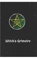 Witch's Grimoire: Craft Your Own Book Of Shadows, Create Unique Spells, Record Tarot Readings, and Magic Incantations with this 100 page journal.