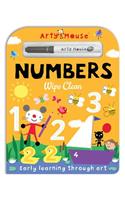 Arty Mouse Wipe Clean Numbers: (Arty Mouse Wipe Clean Board Books)