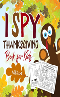 I Spy Thanksgiving Book for Kids Ages 2-5
