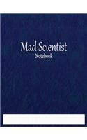 Mad Scientist Notebook: 1/8" Dot Grid Graph Paper Ruled