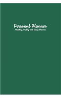 Personal Planner: Monthly, Weekly and Daily Planner: Moss Green Personal Planner: Planner Notebook 6 X 9, Yearly Planner, Monthly Planner, Weekly Planner, Daily Planner, Cute Planner, Planners and Organizers, Diary Planner, Personal Agenda Planner : Monthly, Weekly and Daily Planner: Moss Green Personal Planner: Planner Notebook 6 X 9, Yearly Planner, Monthly Planner, Weekly Planner, Daily Plann