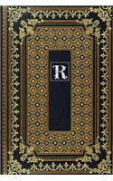 Gold Label Monogram R Notebook