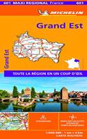 GRAND-EST, France - Michelin Maxi Regional Map 601