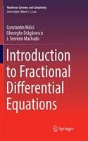 Introduction to Fractional Differential Equations