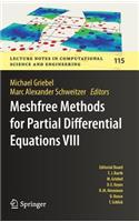 Meshfree Methods for Partial Differential Equations VIII